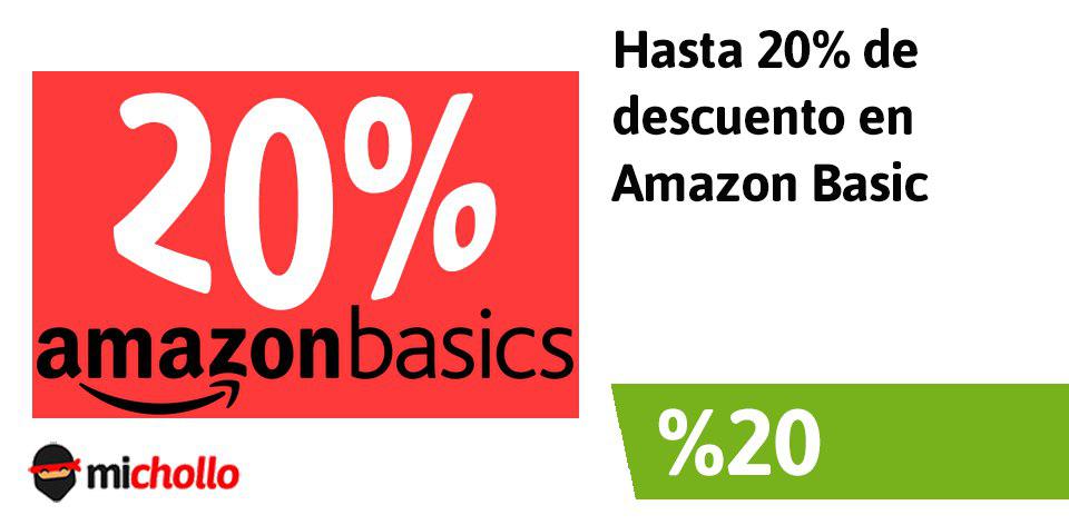 Hasta el 20% de descuento en Amazon Basic