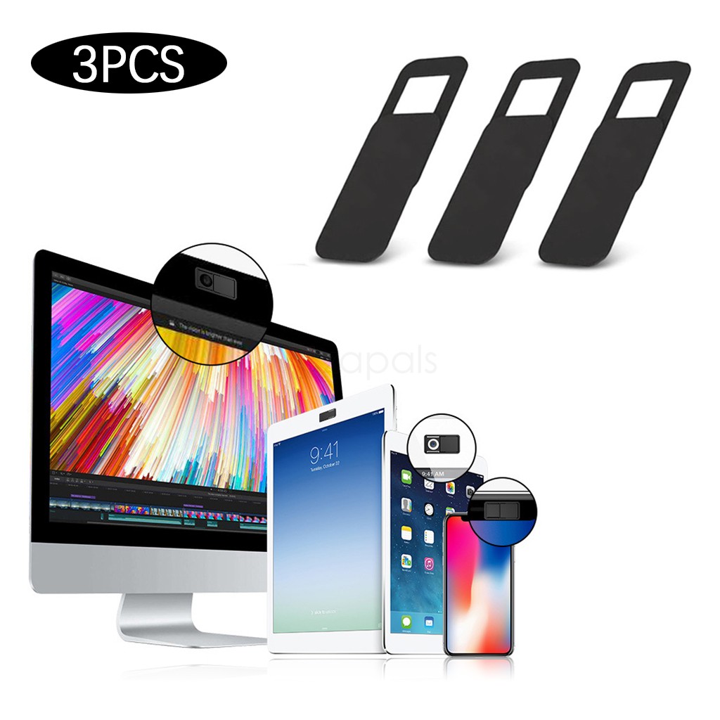 3 coberturas para Webcam (PC, Smartphone, Tablet)