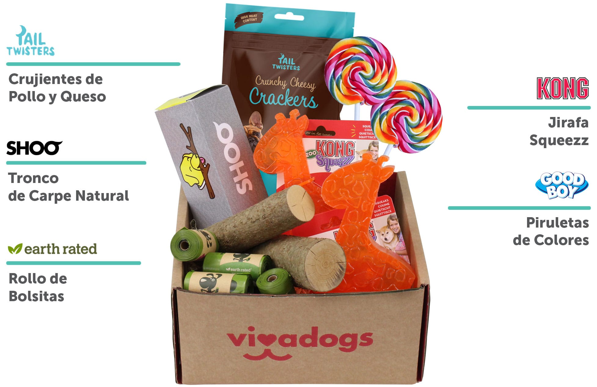 Caja Vivadogs con 5 Productos Premium para Perros