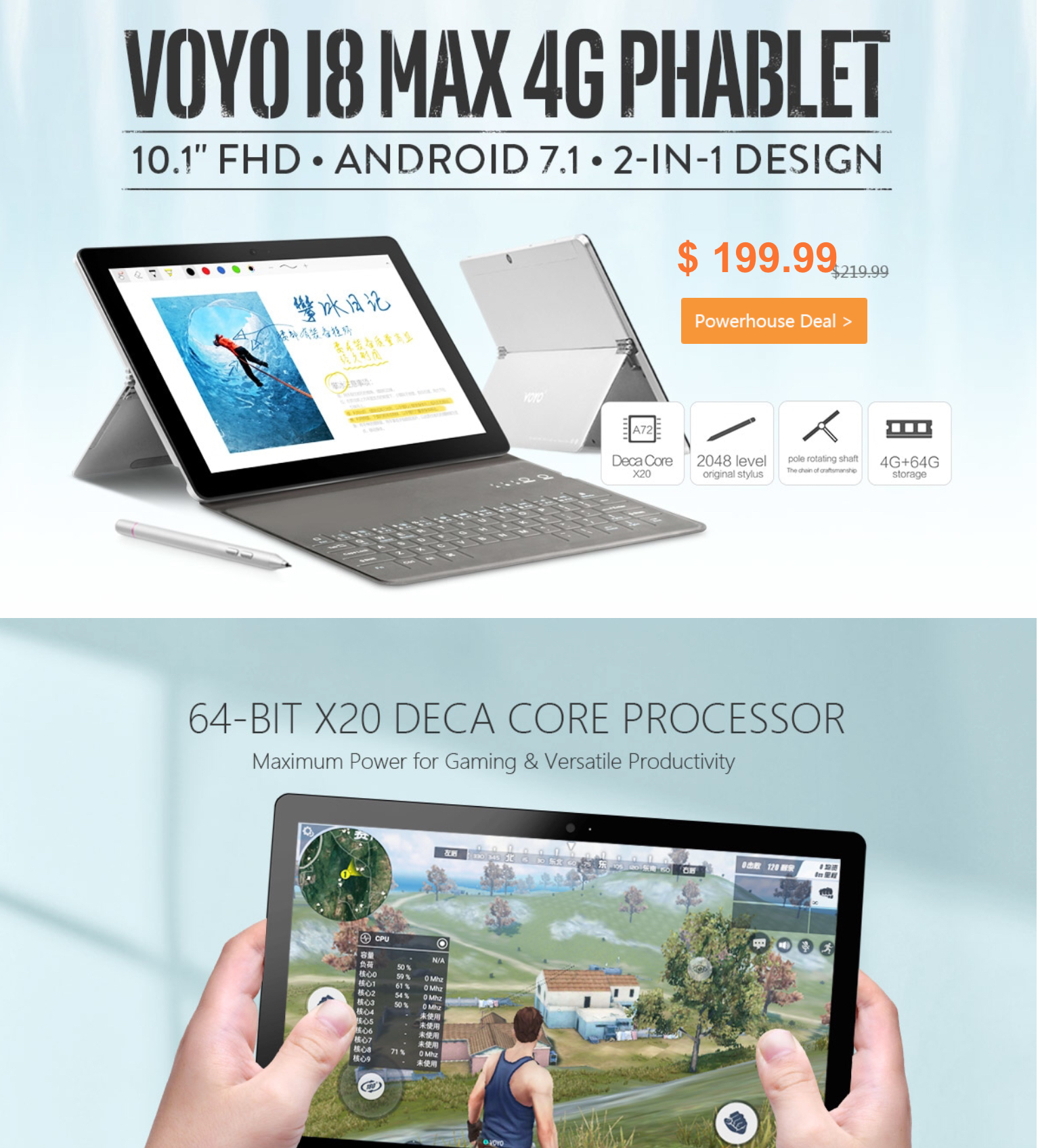 Tablet VOYO i8 Max phablet 4G