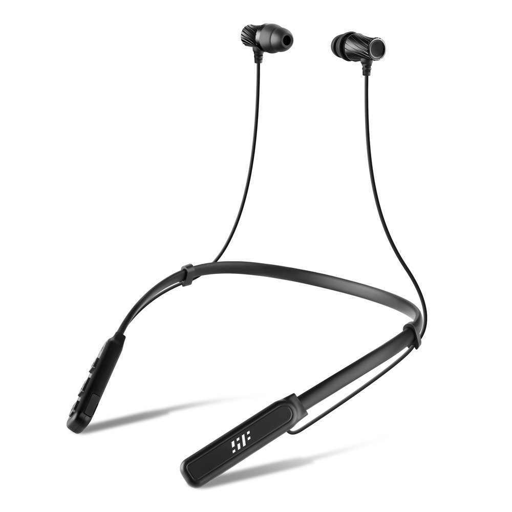 Auriculares deportivos inalámbricos con Bluetooth 4.1 y micrófono.