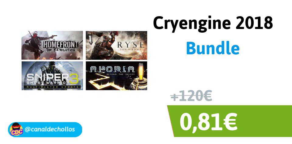 Humble Cryengine Bundle 2018 para Steam en Humble Bundle