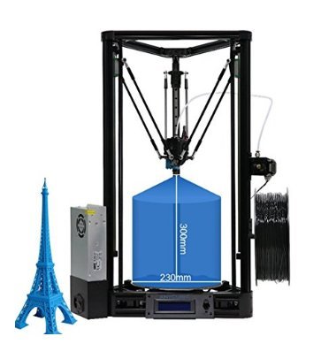 ANYCUBIC​ ​Impresora 3D Versión ​​Lineal ​Kossel ​​Plus