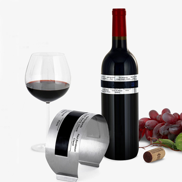 Brazalete termómetro digital para botellas de vino