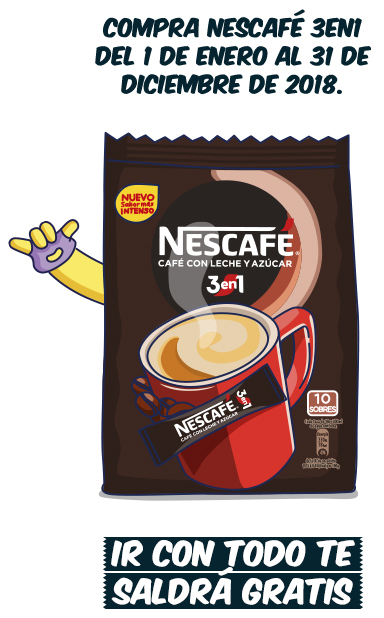 Nescafé 3EN1 Gratis