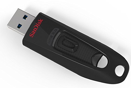 Memoria flash USB 3.0 SanDisk Ultra de 128 GB, velocidad de lectura de hasta 100 MB/s