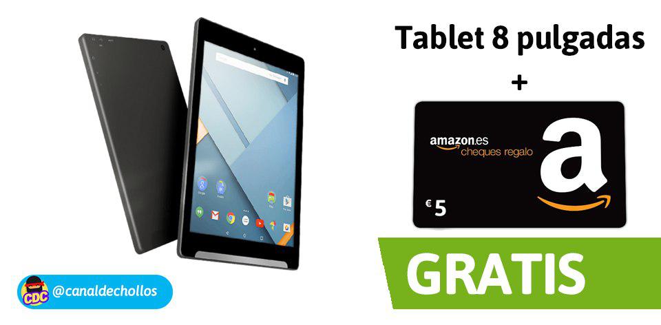 Suscripcion OCU + Tablet 8'' + 5€ en Amazon de regalo
