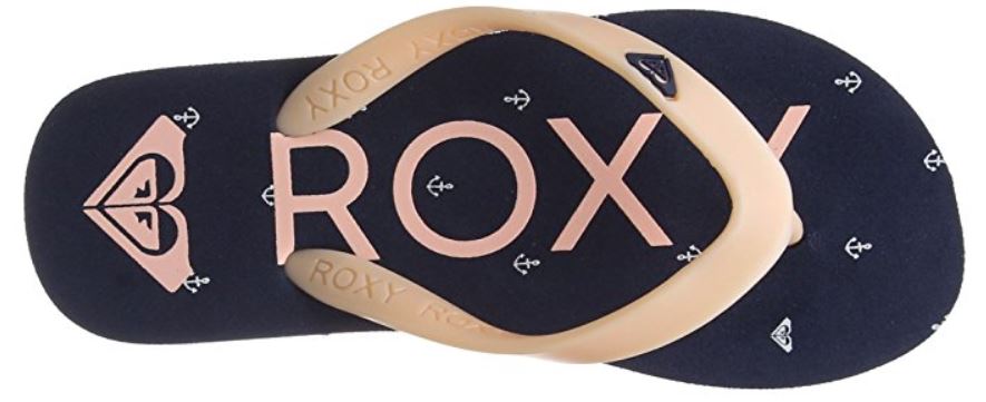 Promoción en chanclas Roxy para niña