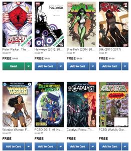 125 Comics gratis