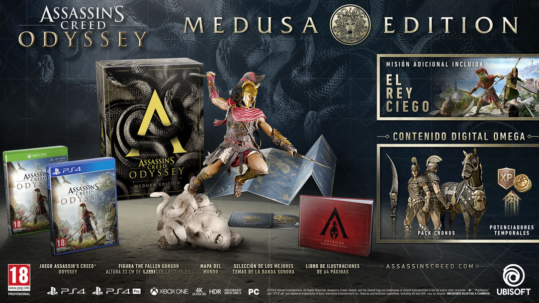 Assassins Creed Odyssey Edición Medusa