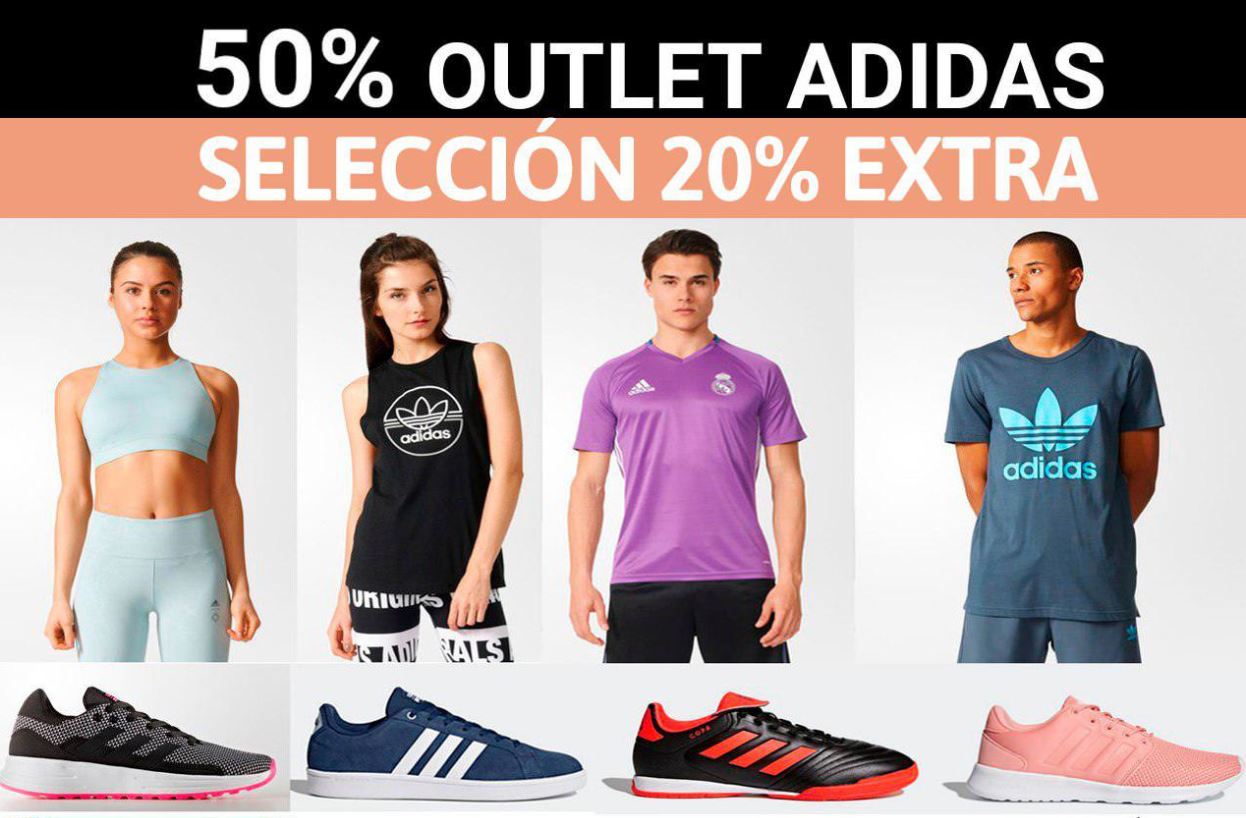 50% + 20% EXTRA en Adidas
