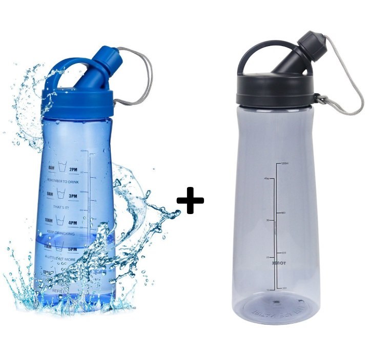 1 botella de 1L+ 1 botella de 1,6L