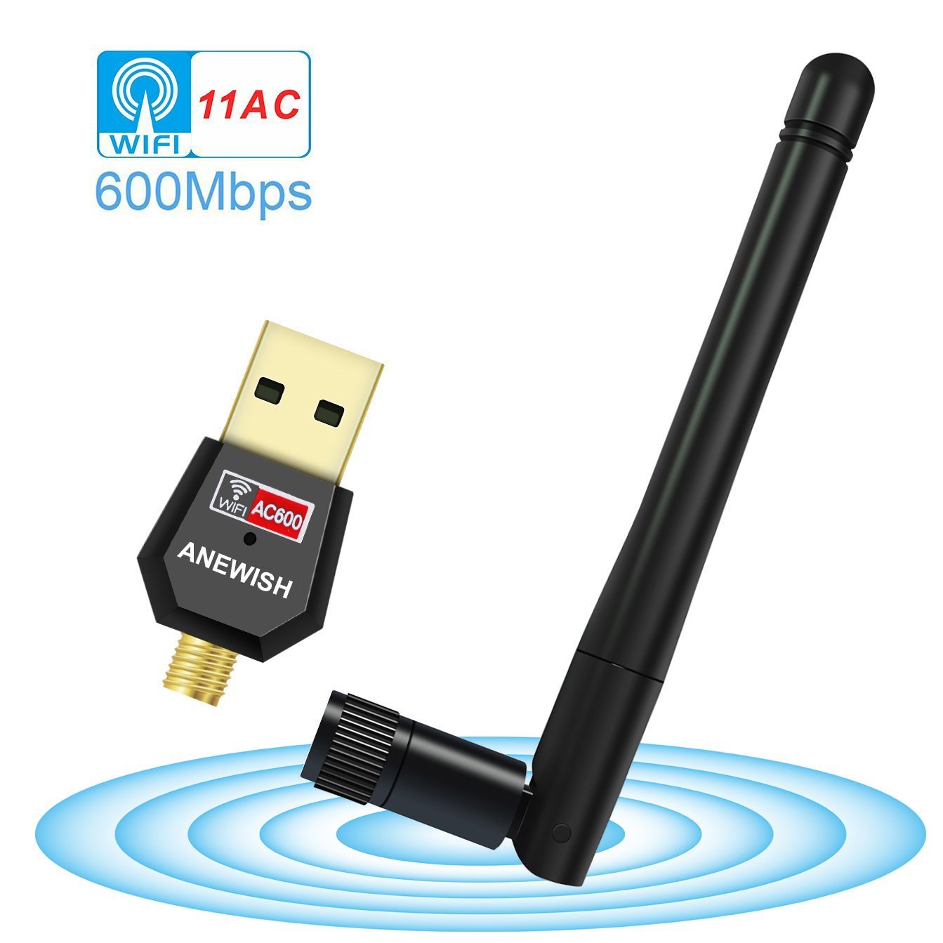 USB Wifi AC 600 Mbps solo 5.4€
