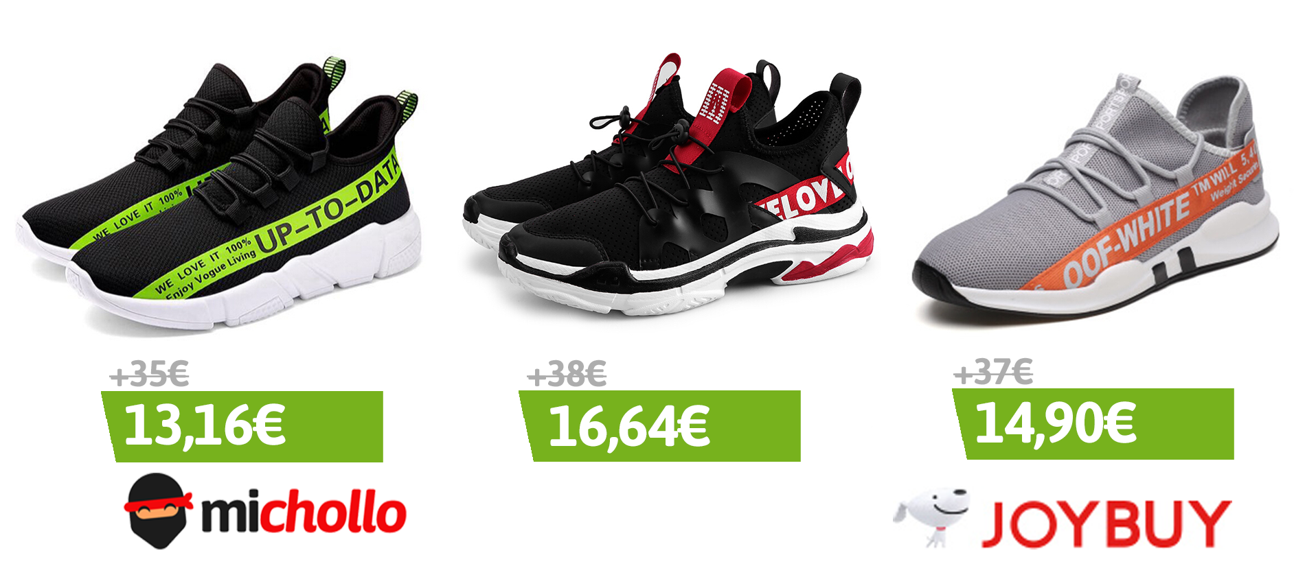 Zapatillas para mujer u hombre desde 13€