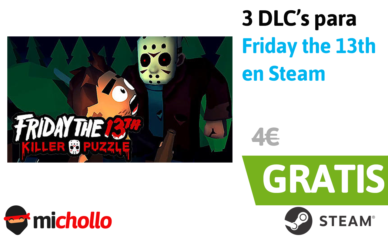 Friday the 13th: Killer Puzzle + 3DLC's GRATIS [Steam]