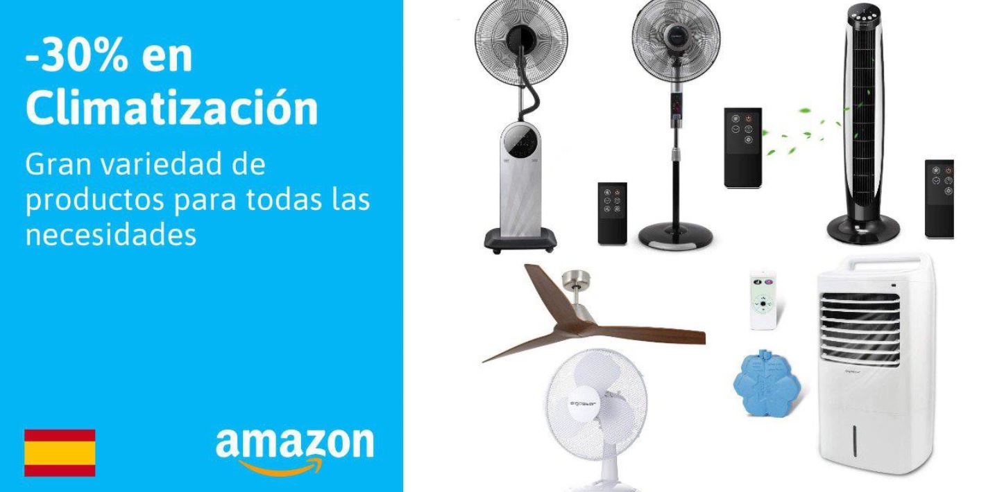 Ventiladores y climatización a precios mínimos