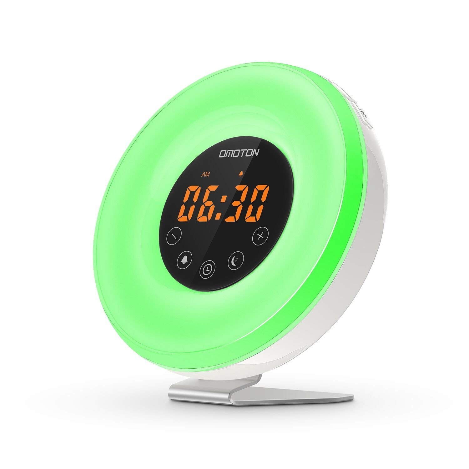 Lámpara táctil reloj despetador con radio FM solo 10€