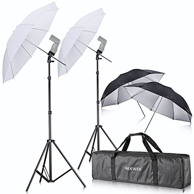 Kit de fotografía con paraguas