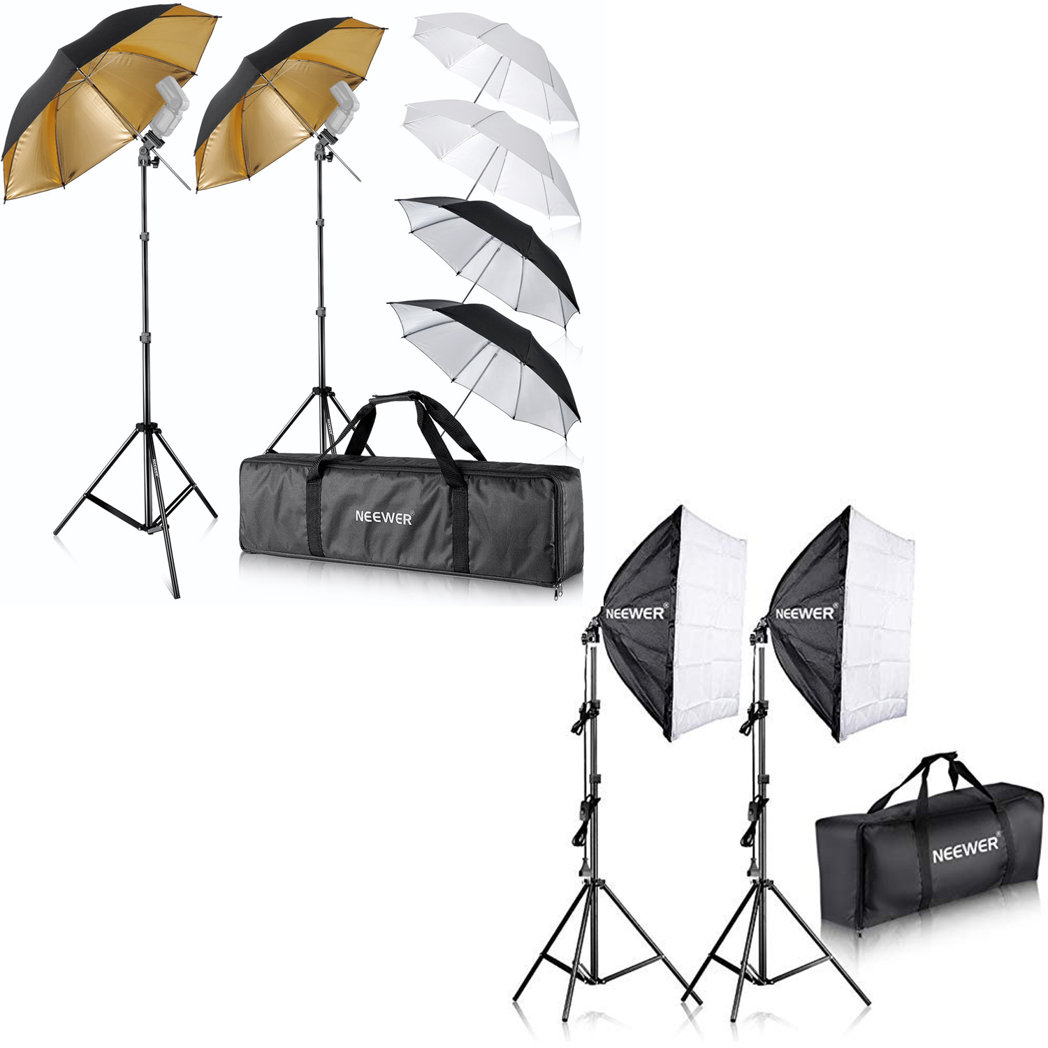Kit de parasol y de iluminación