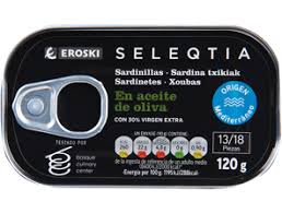 Prueba gratis las nuevas sardinas seleqtia de Eroski