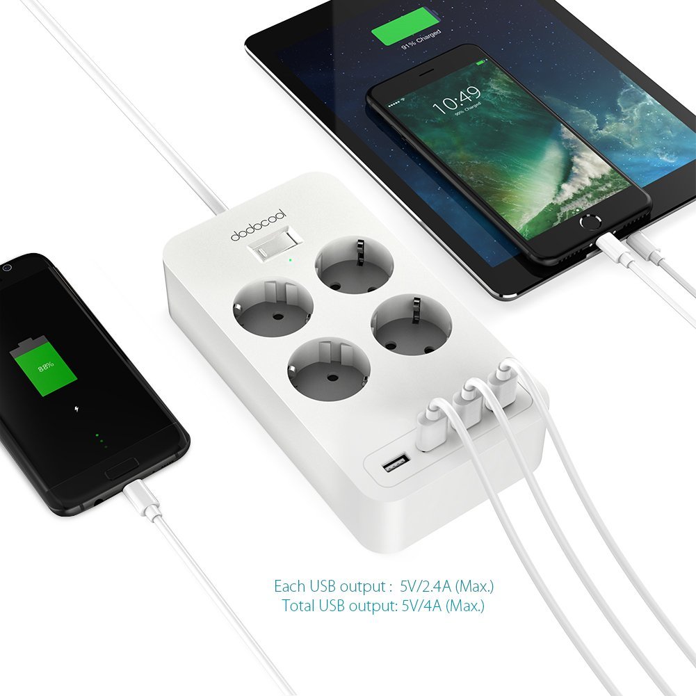 Regleta con usb
