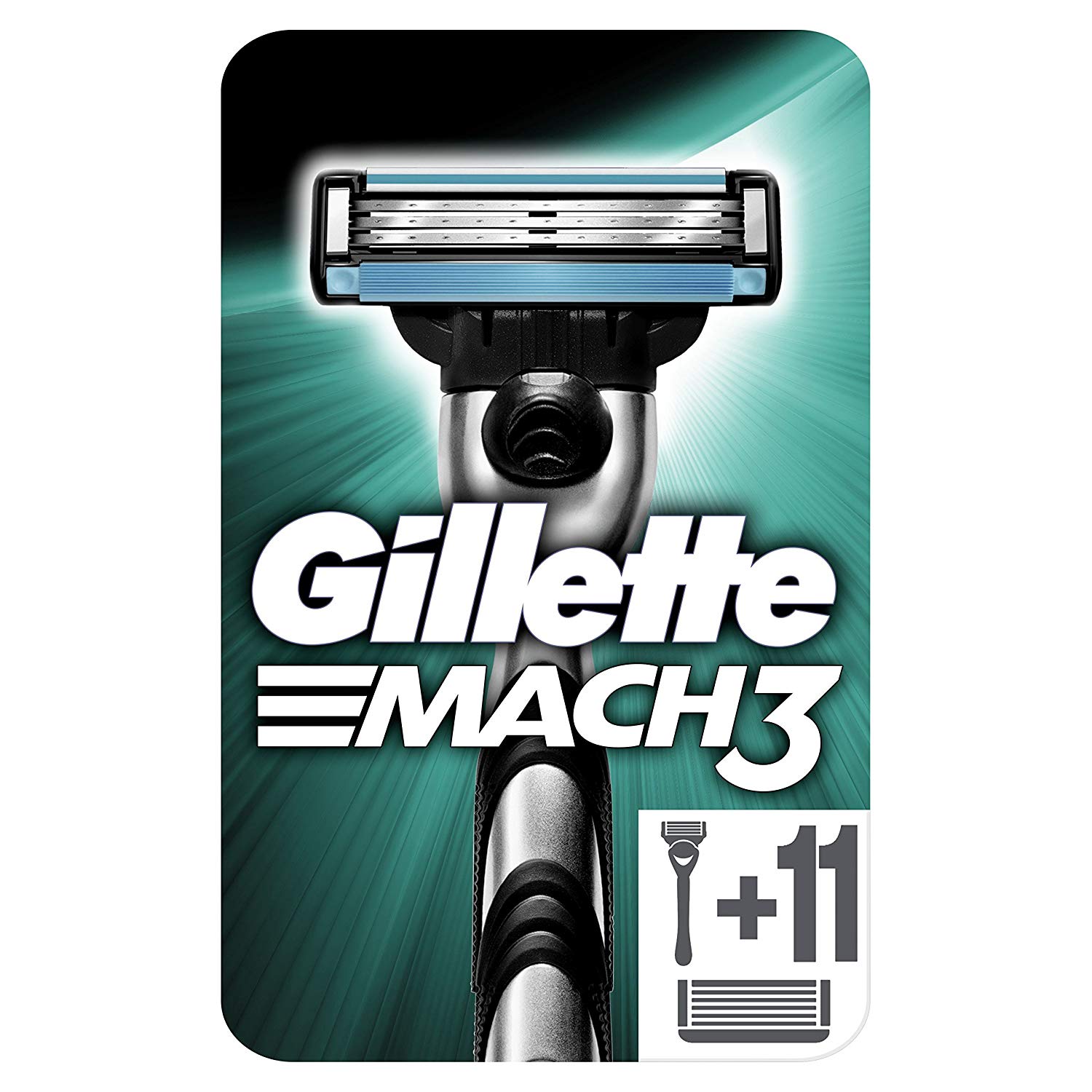 Maquinilla Gillette Mach3 con 11 recambios