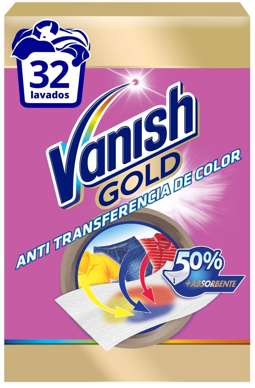 4 unidades de Vanish anti-transferencia de color solo 10€
