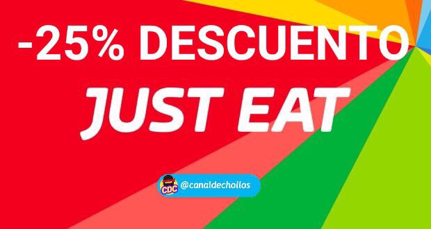 Descuento 25% de EXTRA en Just Eat