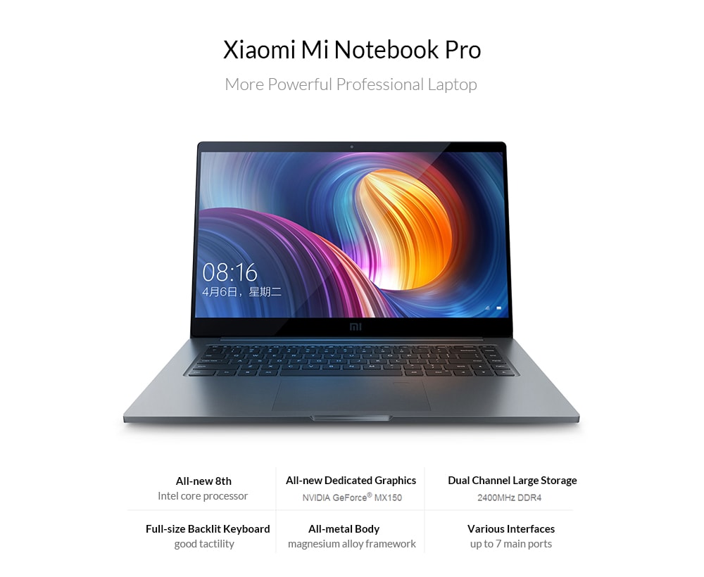 Xiaomi Notebook Pro i7 8GB