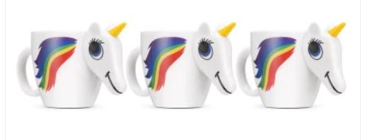 3 Tazas unicornio mágica solo 15€