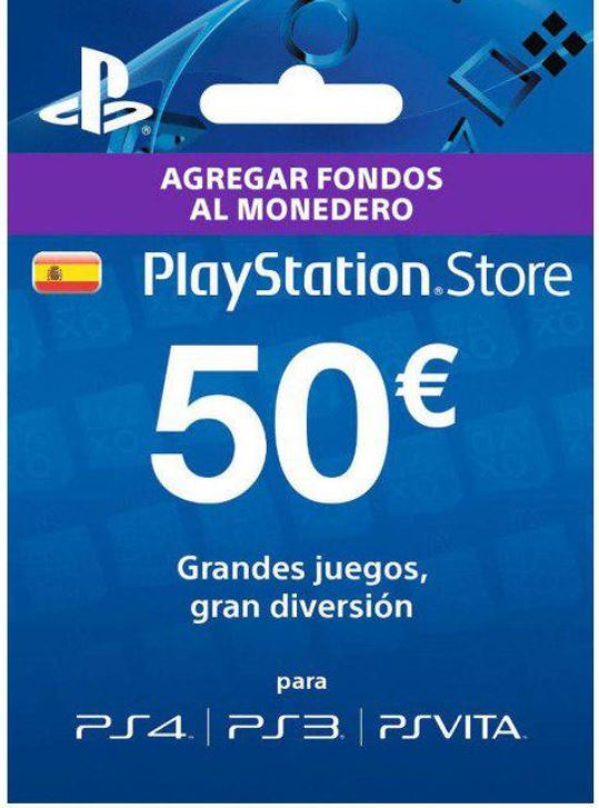 Tarjeta Prepago 50€ PlayStation Store