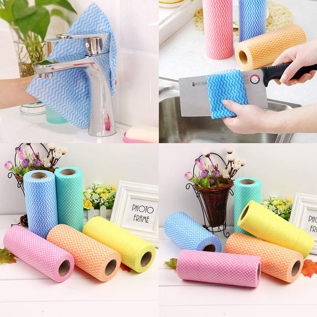 Toallas de mano desechable  50 unidades/rollo