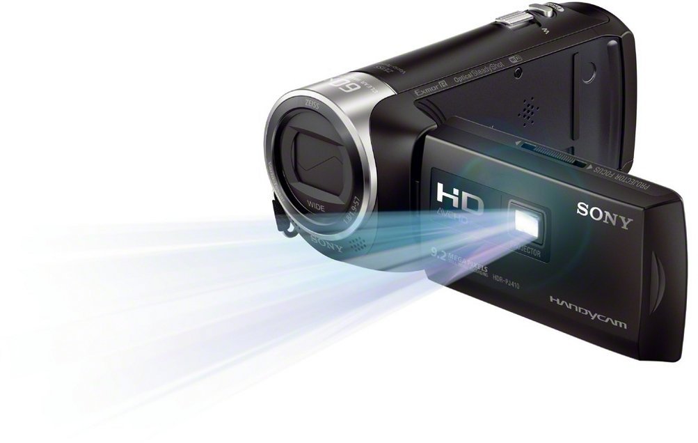 Videocámara Sony con Wifi y proyector
