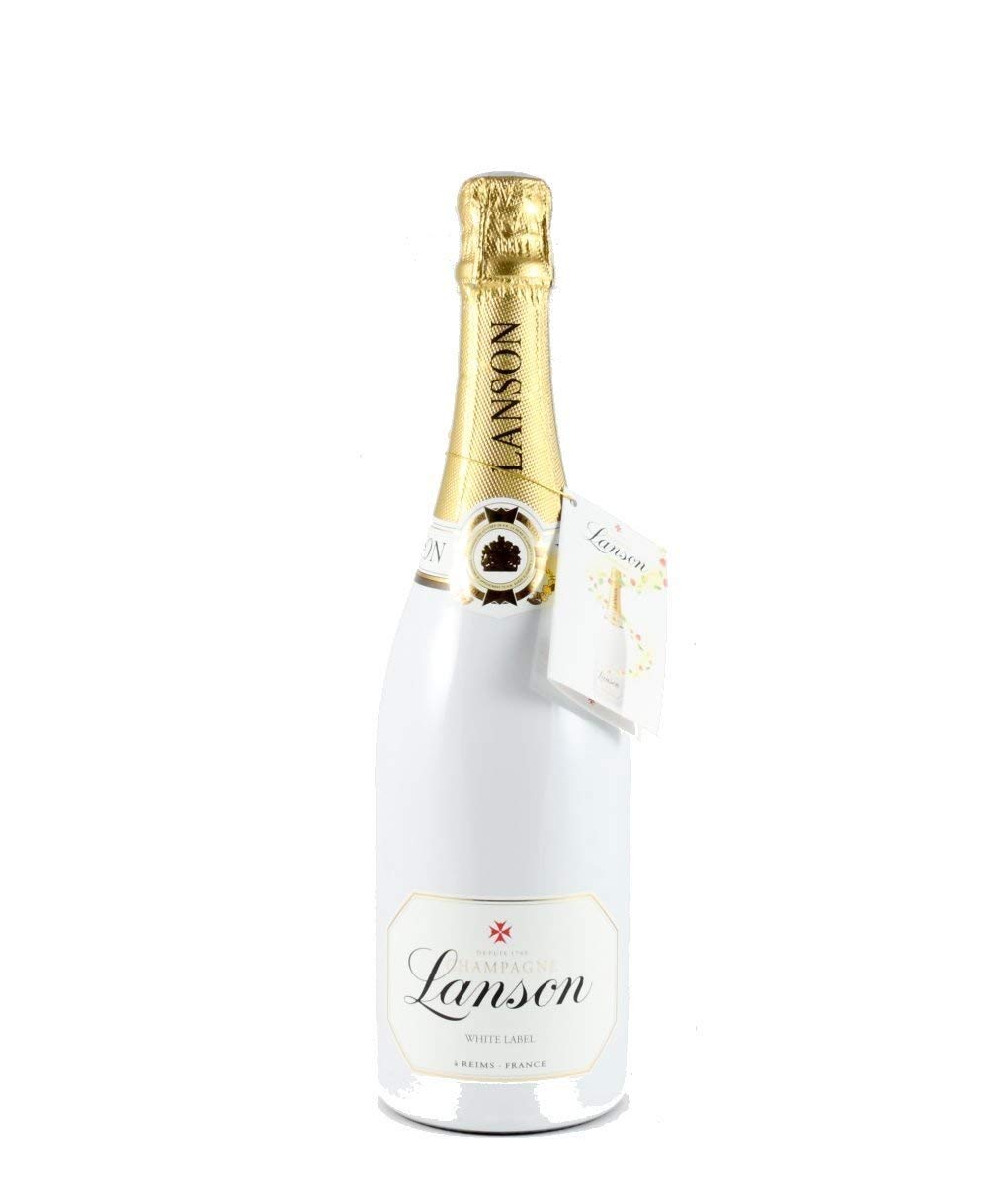 Botella champagne lanson white label 0.75l
