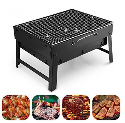 Barbacoa portátil de carbón solo 13,29€