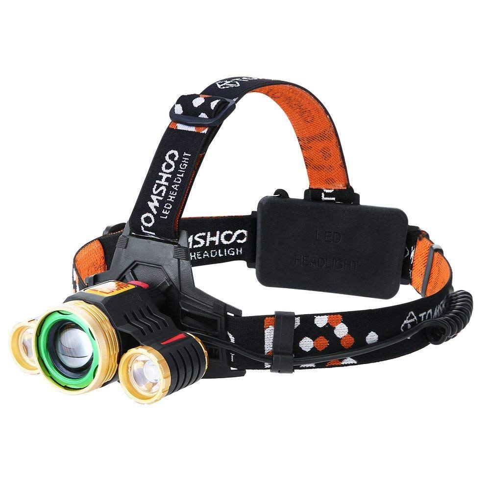 Linterna Frontal LED 1600 Lúmenes