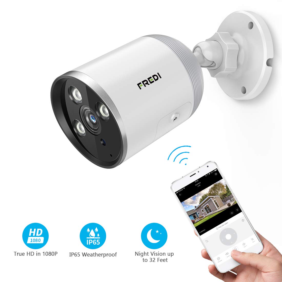 Cámara de vigilancia WiFi 1080p solo 35,9€