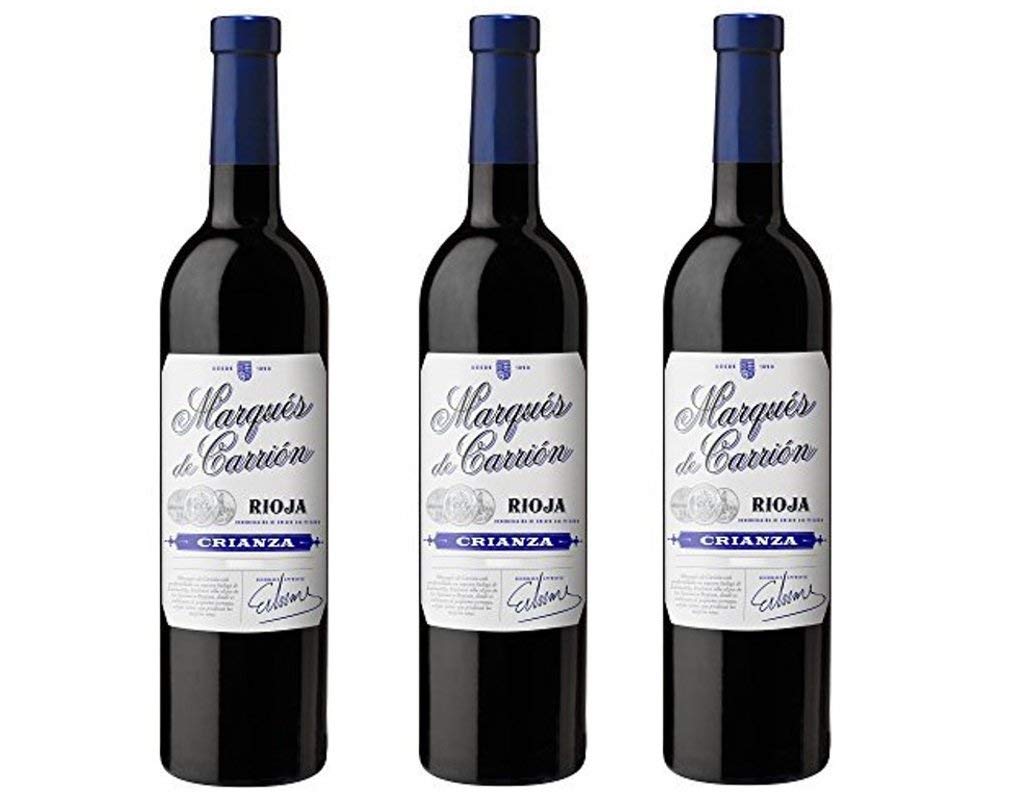 3 botellas Marqués de Carrión Crianza D.O Rioja