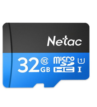 Netac P500 High Speed Micro SDHC Flash Memory SD Card 32GB