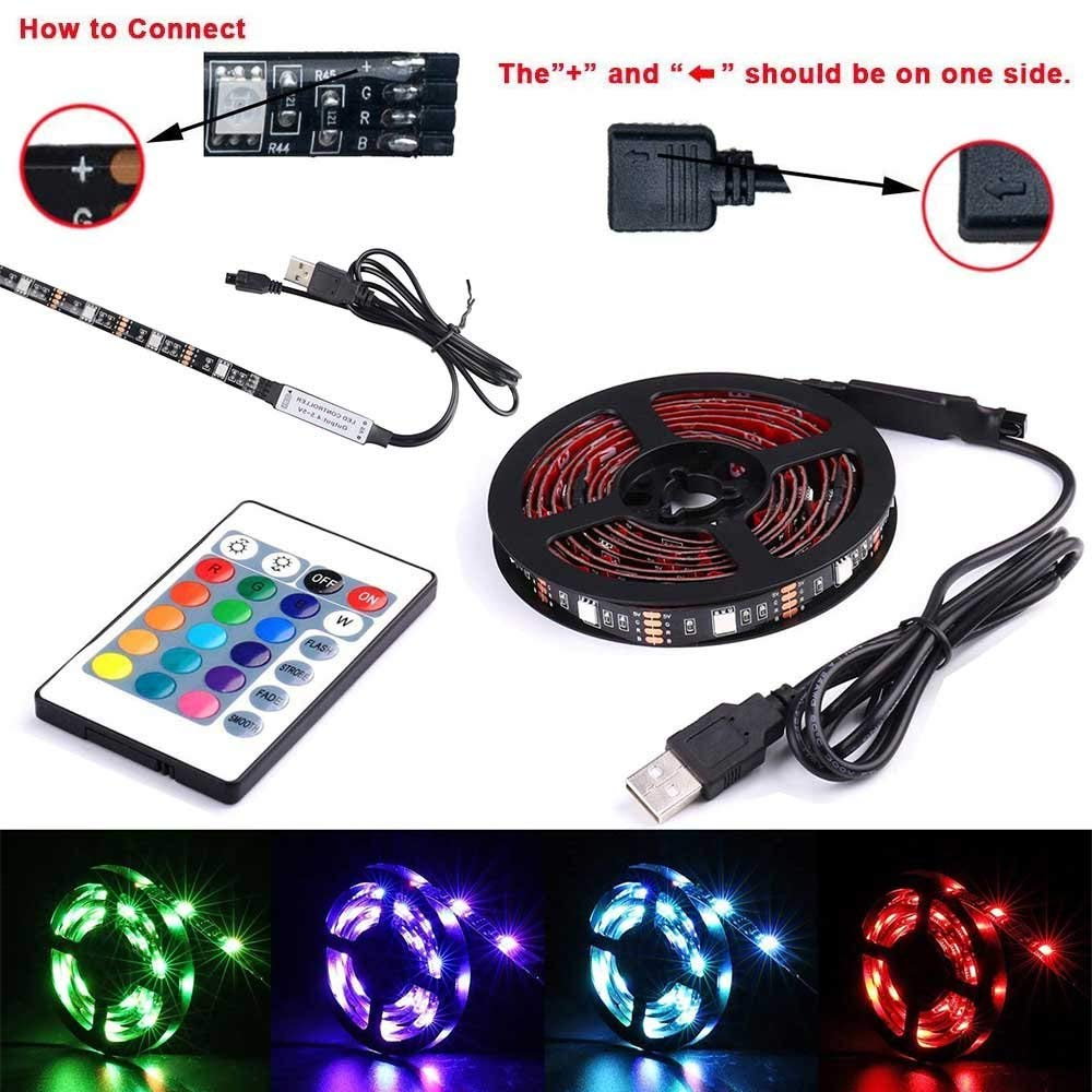 Tira LED RGB 2 metros por USB solo 6,9€