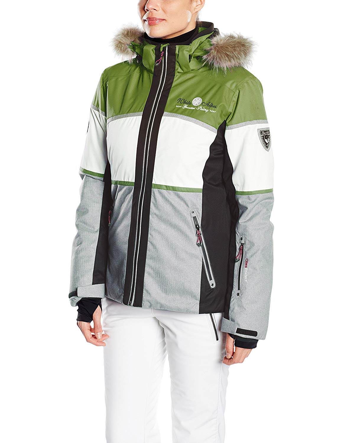 CMP para Mujer Chaqueta de esquí­, Cactus, Talla 42