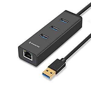Hub USB 3.0 DE 3 Puertos + 1 Puerto Ethernet