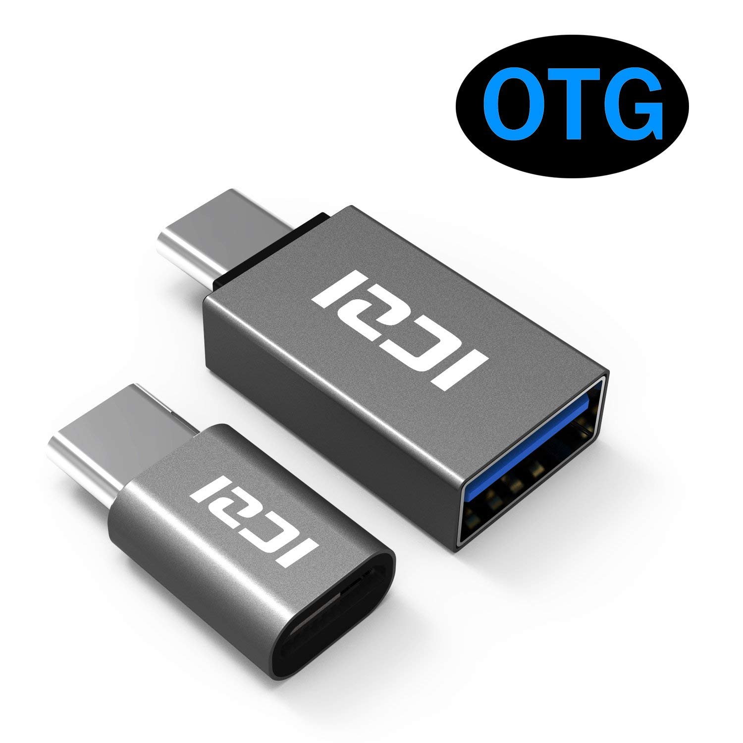 Adaptador USB C a Micro USB y USB C a USB A 3.0