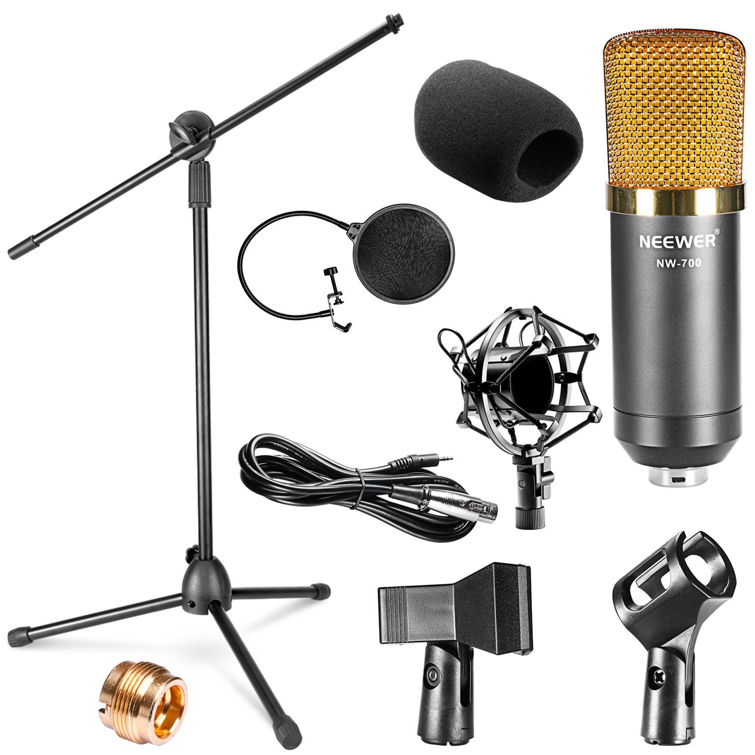 NW-700 Micrófono Condensador y Kit de Accesorios para Estudio