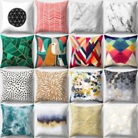 Varios diseños de fundas de almohadas para decoración