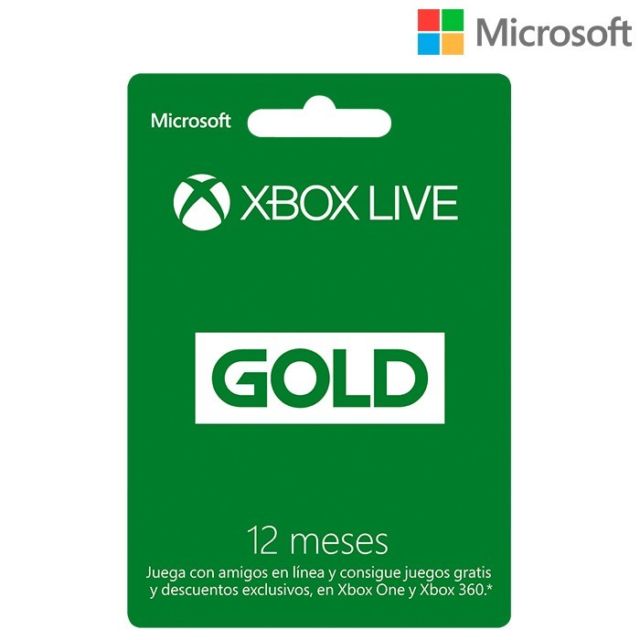 Xbox Live Gold 1 mes + 1 mes GRATIS