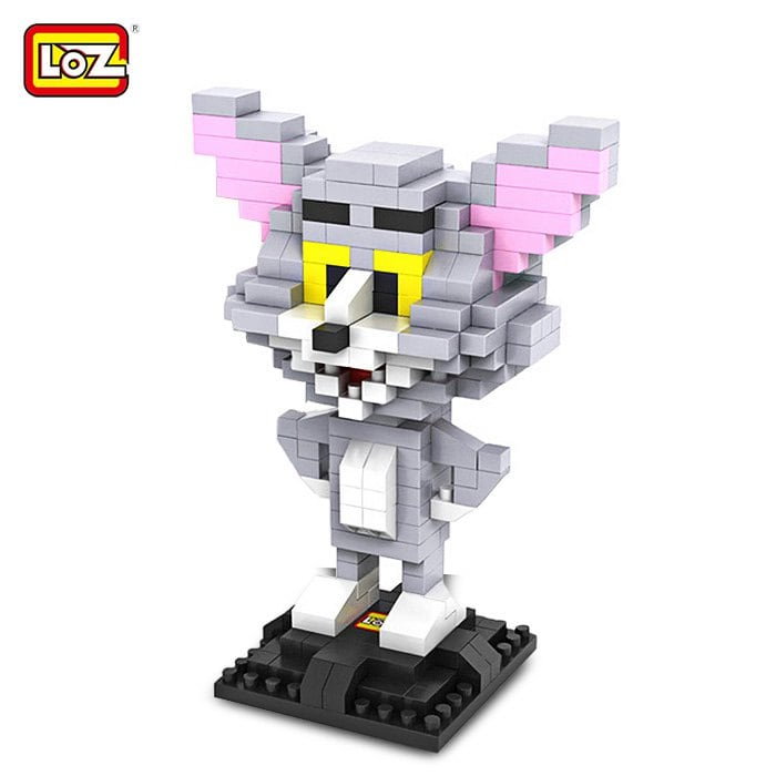 Tom and Jerry Cat Building Block Building Educational DIY Toy