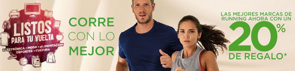 El corte Inglés 20% en mejores marcas running