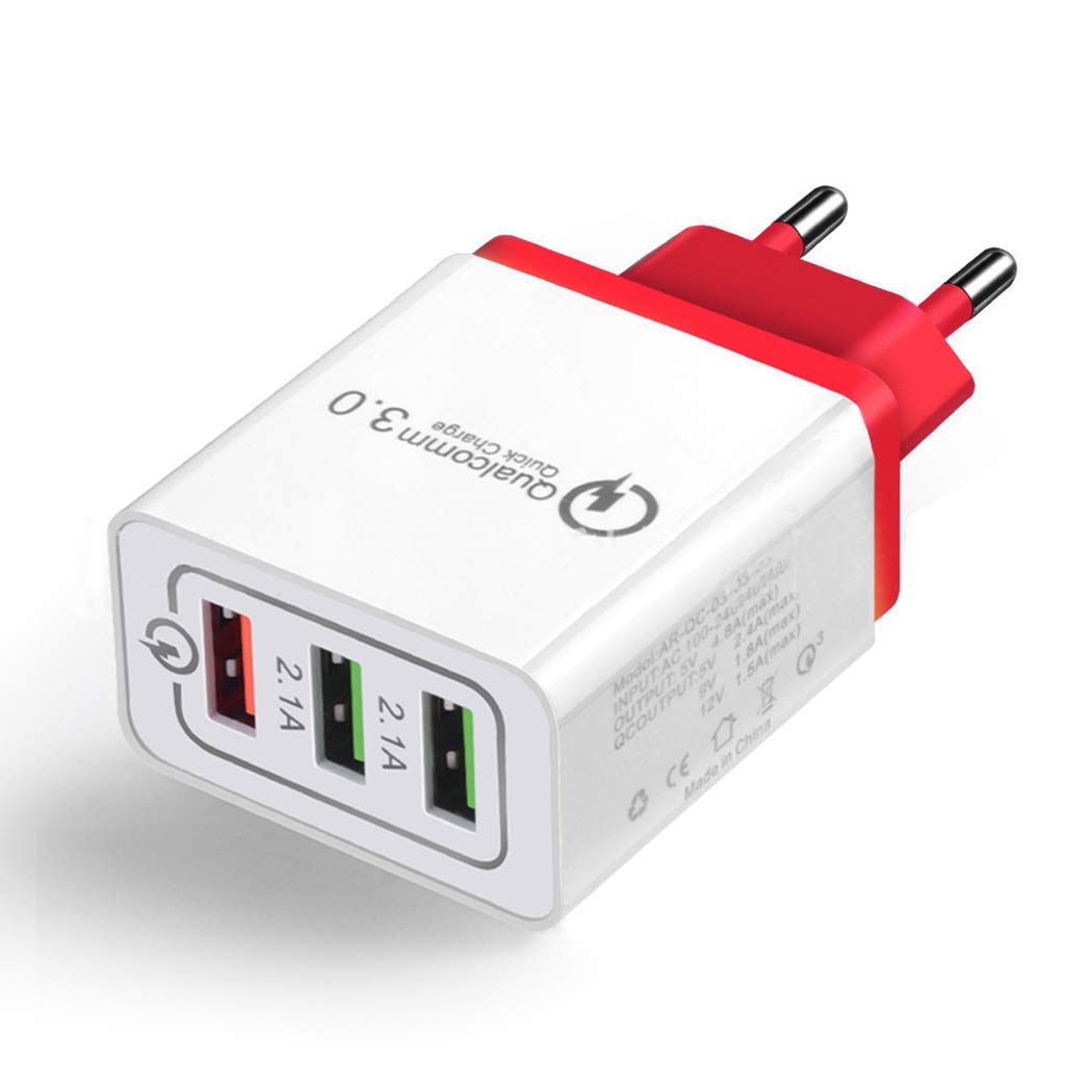 Cargador 3 USB QC solo 4,99€