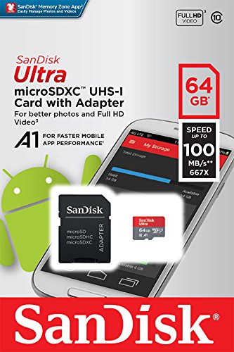 Tarjeta SD 64Gb SanDisk A1 [Mínimo]